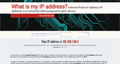 Desktop Screenshot of myip.evidweb.com